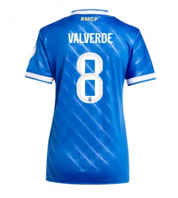 Real Madrid Federico Valverde #8 Tredjetrøje Dame 2025-26 Kortærmet